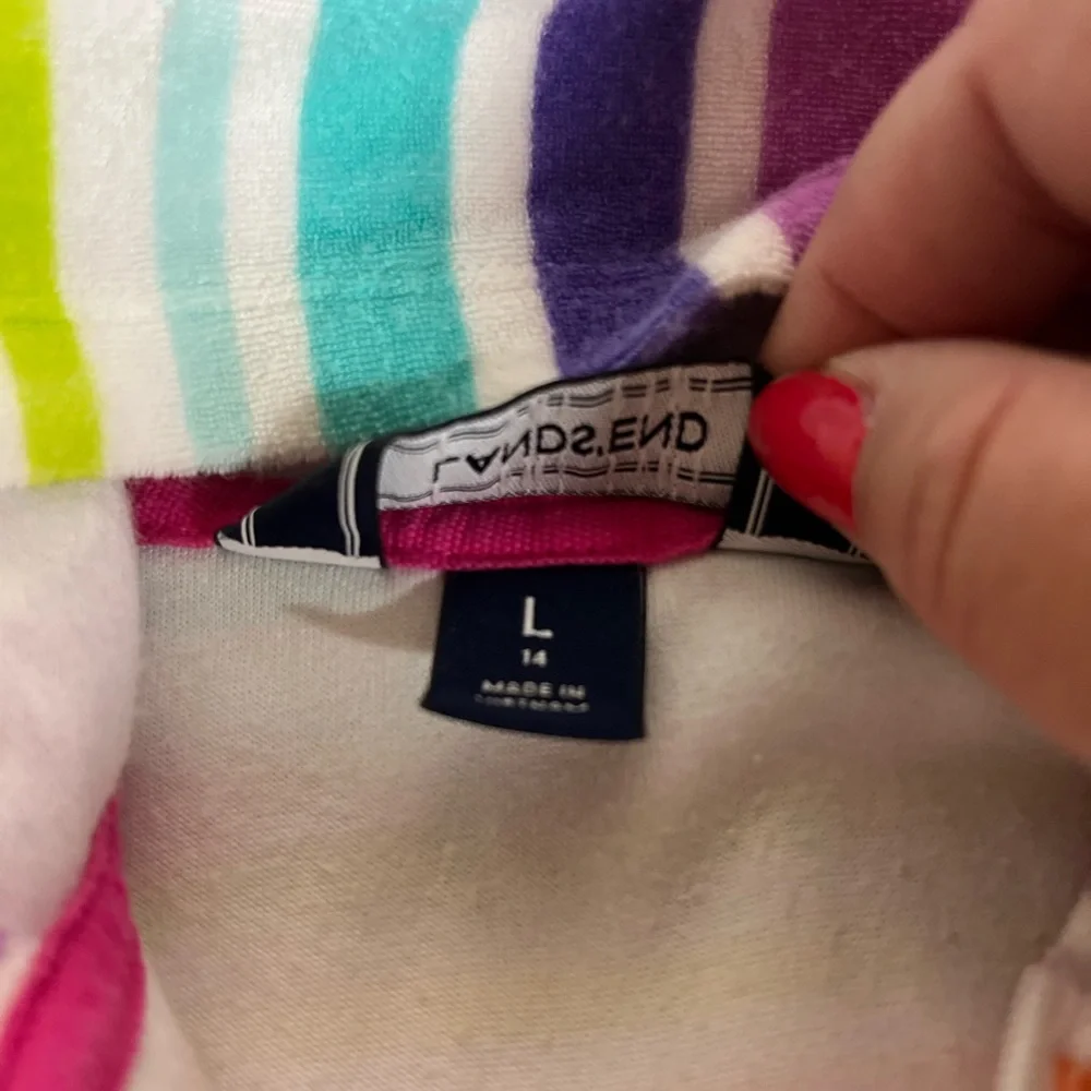 Lands‎ End beach bathing suit cover